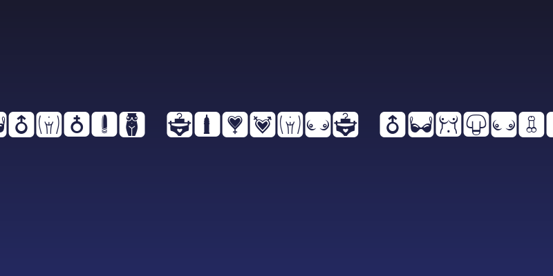 Erotic Symbols Regular Social Header
