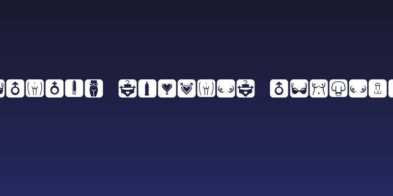 Erotic Symbols Regular Social Header