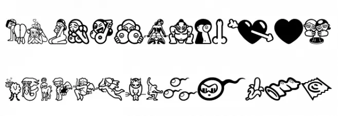 Erotica CD خط أحرف صغيرة