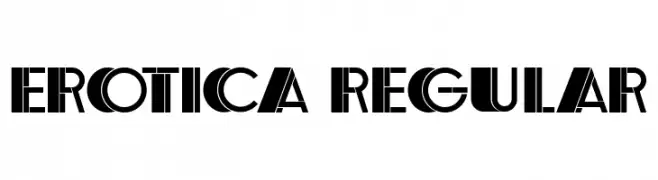 Erotica Regular  تنزيل الخطوط