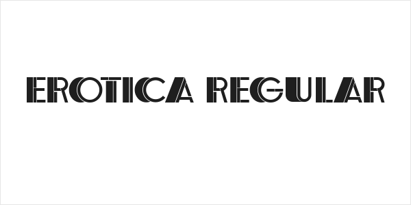 Erotica Regular Logo