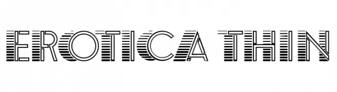 Erotica Thin  تنزيل الخطوط
