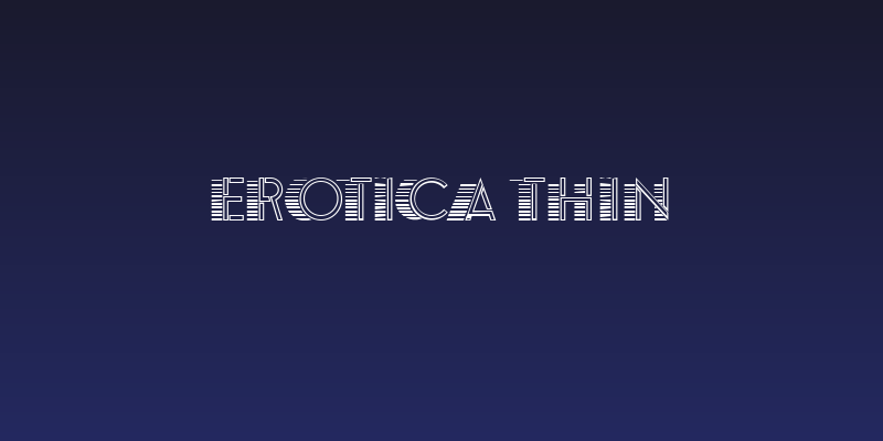 Erotica Thin Social Header