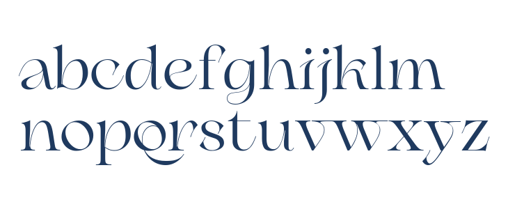 Erotique Alternate Trial Bold Lowercase