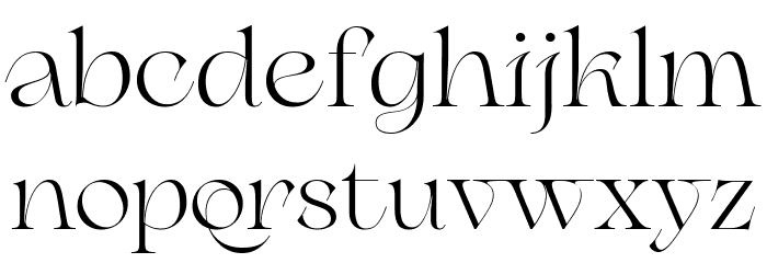 Erotique Alternate Trial Medium Font LOWERCASE