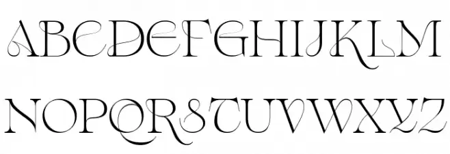 Erotique Alternate Trial Regular Caratteri MAIUSCOLE