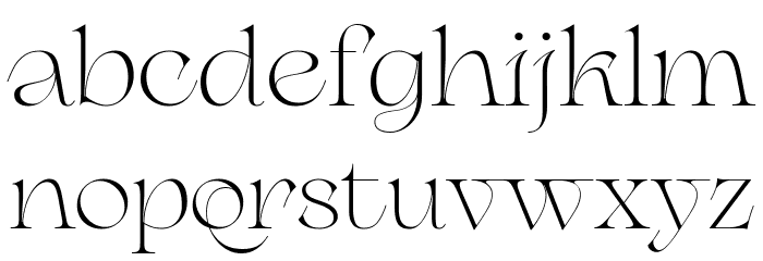 Erotique Alternate Trial Regular Font LOWERCASE