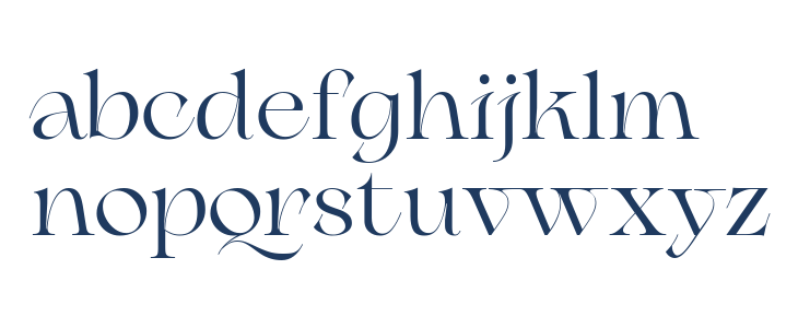 Erotique Trial Bold Lowercase