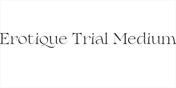 Erotique Trial Medium Logo