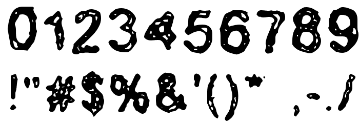 Erozion Font OTHER CHARS