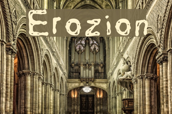 Erozion Font examples