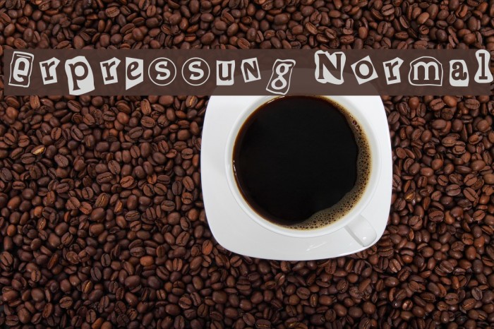 Erpressung Normal Font examples