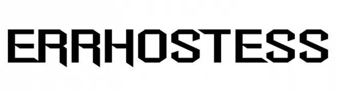 Err Hostess  Frei Schriftart Herunterladen