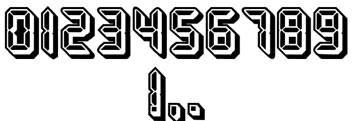 Error Regular Font OTHER CHARS