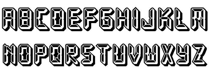 Error Regular Font LOWERCASE