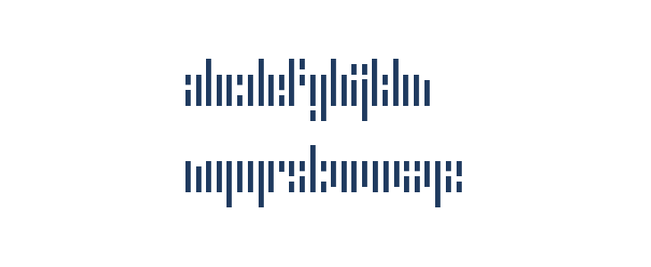 Error Stencil Regular Lowercase