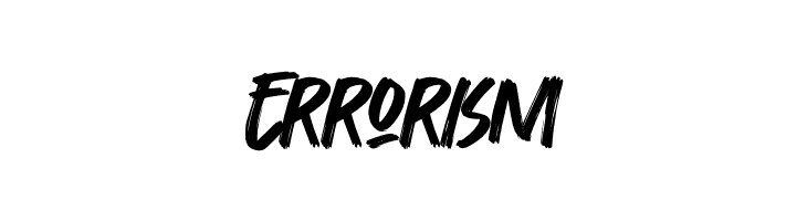 Errorism  नि: शुल्क फ़ॉन्ट्स डाउनलोड