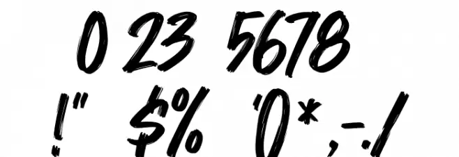 Errorism Font OTHER CHARS