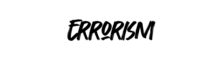 Errorism  Frei Schriftart Herunterladen