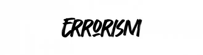 Errorism  Frei Schriftart Herunterladen