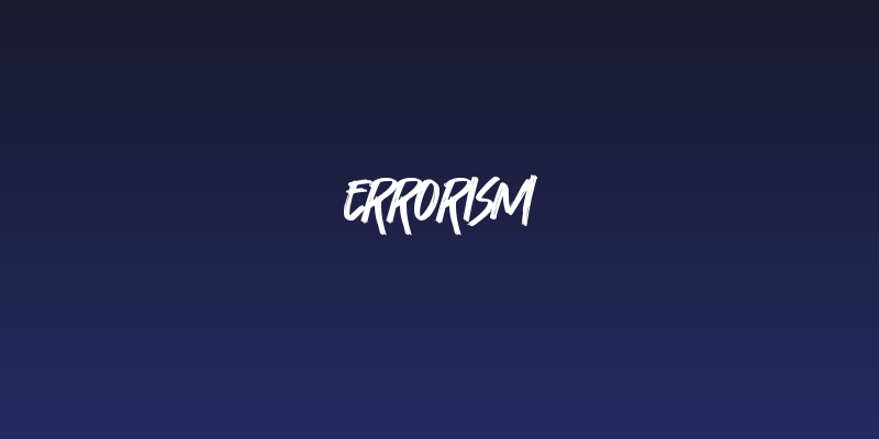 Errorism Social Header