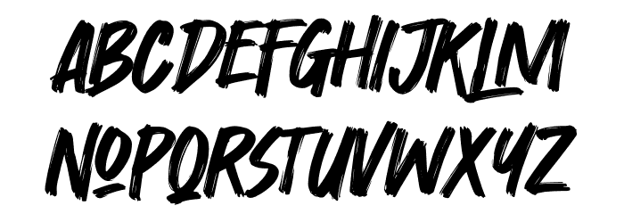 Errorism Font LOWERCASE