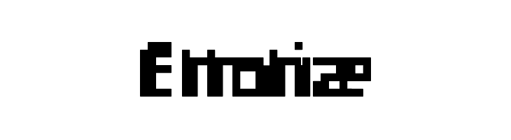 Errorize  Frei Schriftart Herunterladen