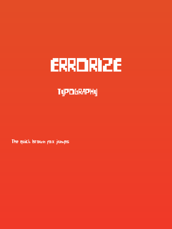 Errorize Poster