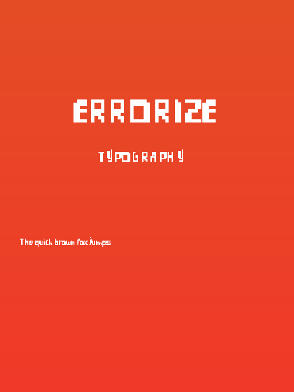 Errorize Poster