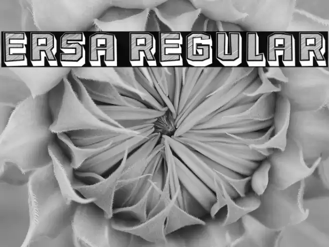Ersa Regular Font examples