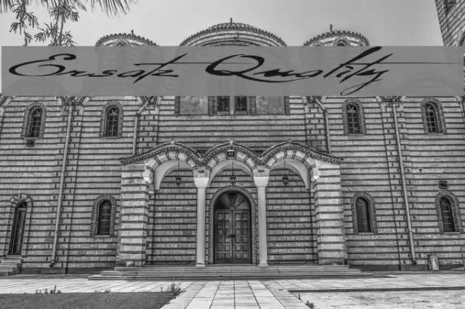 Ersatz Quality Font examples