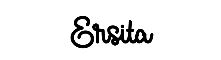 Ersita  Free Fonts Download