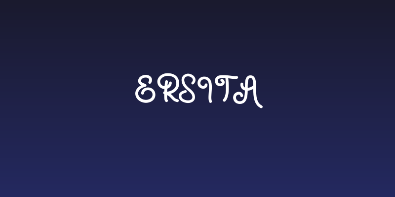 Ersita Social Header