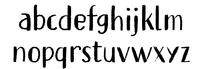 Erstwhile DEMO Regular Font LOWERCASE