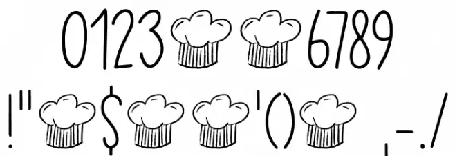Erstwhile Line DEMO Regular Font OTHER CHARS