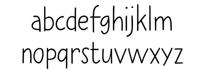 Erstwhile Line DEMO Regular Font LOWERCASE