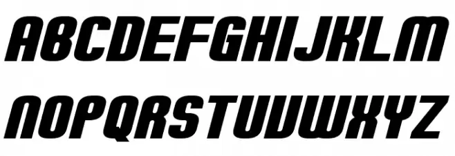 Erte Bold Italic フォント 大文字