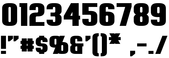 Erte Bold Font OTHER CHARS