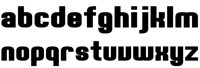 Erte Bold Font LOWERCASE