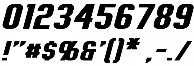 Erte Italic Font OTHER CHARS