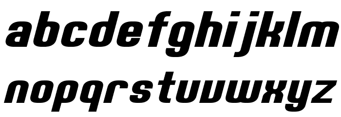 Erte Italic Font LOWERCASE