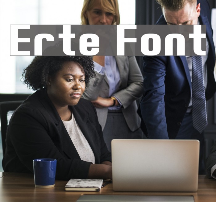 Erte Font examples