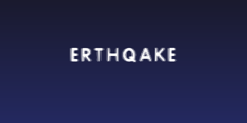 Erthqake Social Header