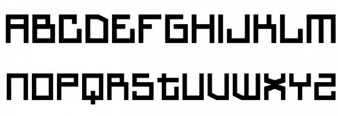Erton Font UPPERCASE