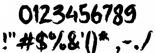 Erupsi Semeru Font OTHER CHARS