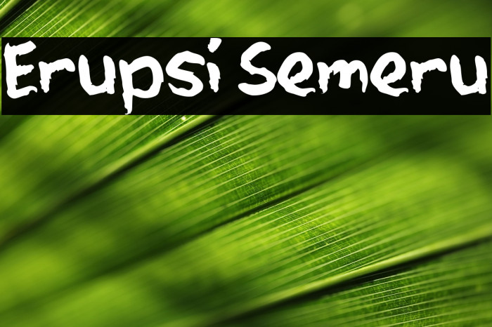 Erupsi Semeru Example 1