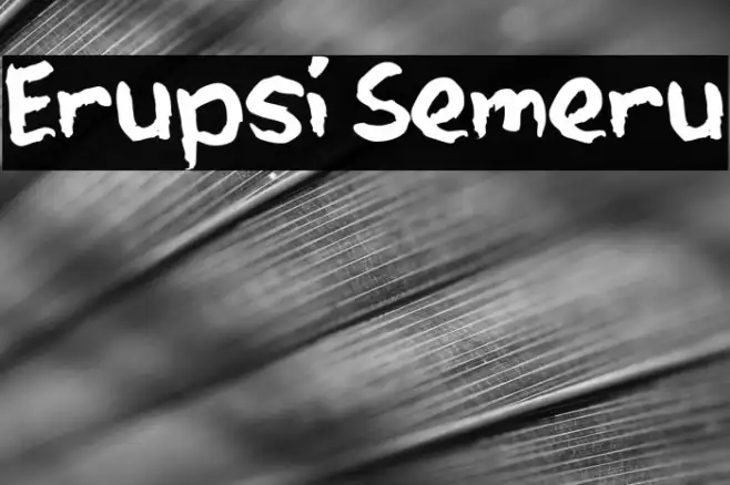 Erupsi Semeru Example 1