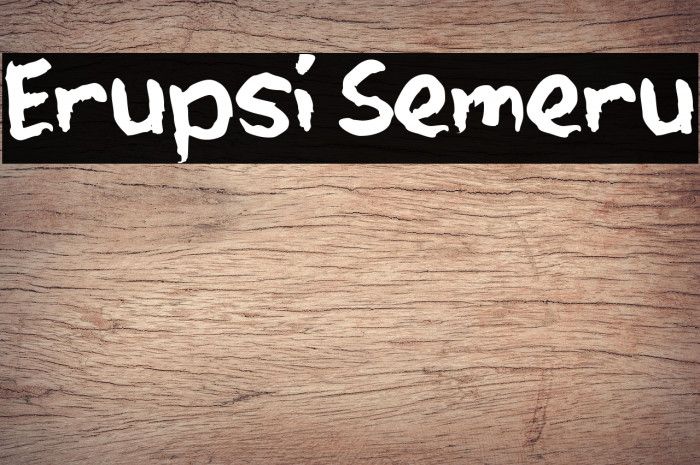 Erupsi Semeru Example 3