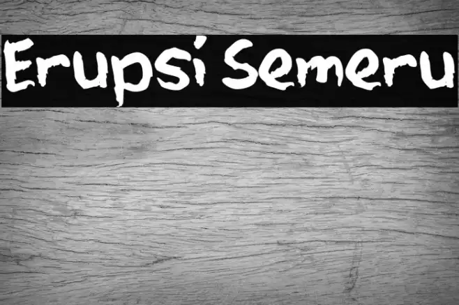 Erupsi Semeru Example 3