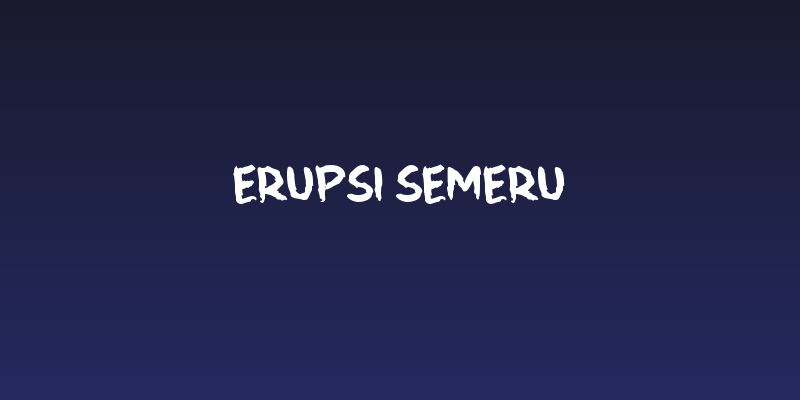 Erupsi Semeru Social Header